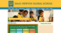 Desktop Screenshot of isaacnewtonglobalschool.com